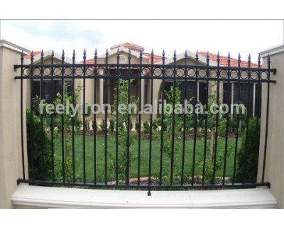 short wrought iron fence FF-025