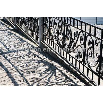 ornamental outdoor wrought iron fence