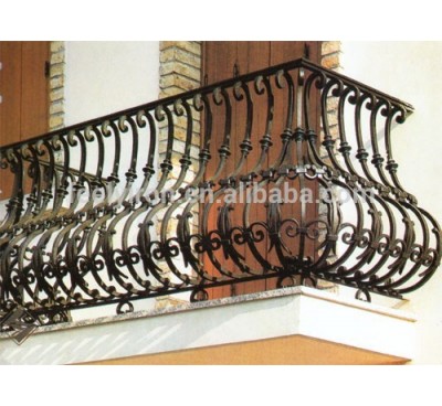 Artistic iron balcony railing from factory