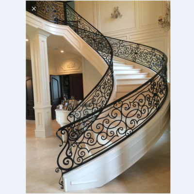 wrought iron railings for interior stairs FH-024