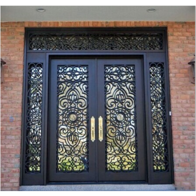 Sidelight Iron Entry Door FD-0110